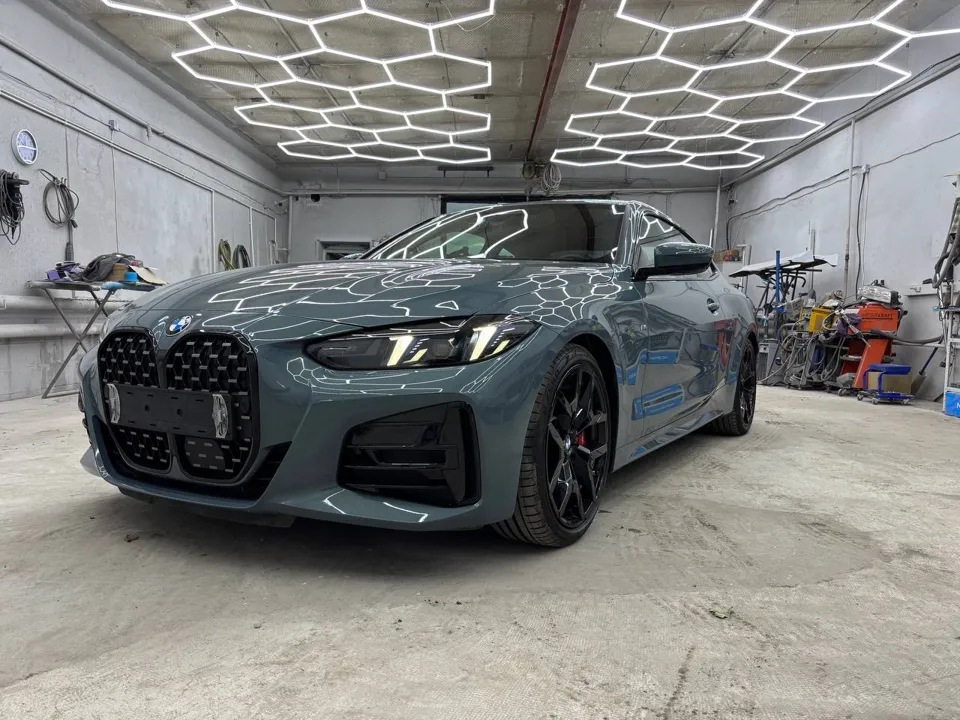BMW 4 после кузовного ремонта и окраски передней части